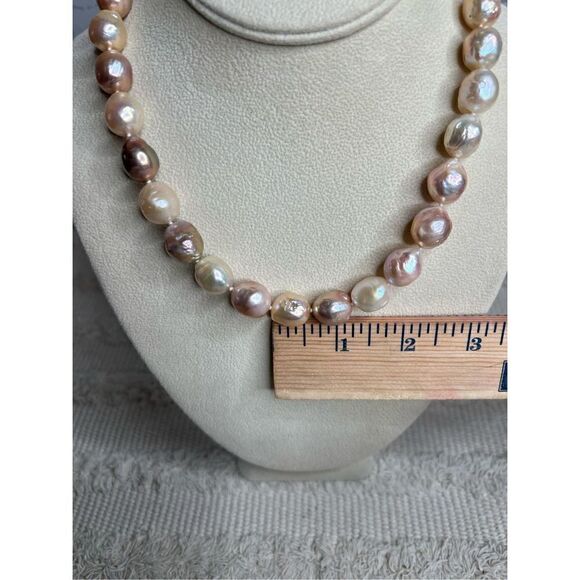 Honora Ming Cultured Pearl Blush Pink Champane luster 12.0MM-14.0MM - Picture 6 of 11